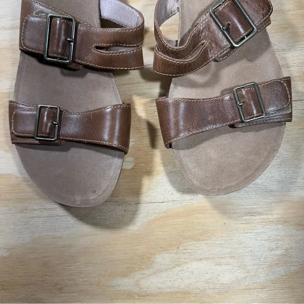 Dansko Brown Leather Sandals Women’s Size 8.5